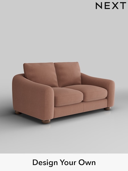 Relaxed Linen Look/Light Rust Brown Arches (W44936) | £1,125