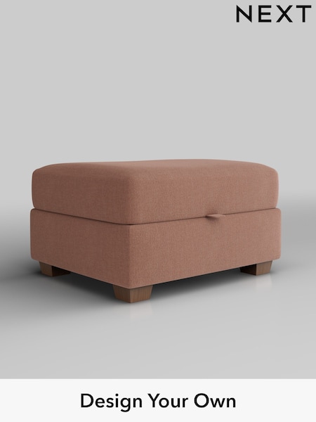 Relaxed Linen Look/Light Rust Brown Heath Highback (W44940) | £475