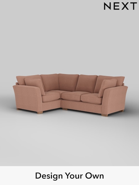 Relaxed Linen Look/Light Rust Brown Heath Highback (W44940) | £2,050