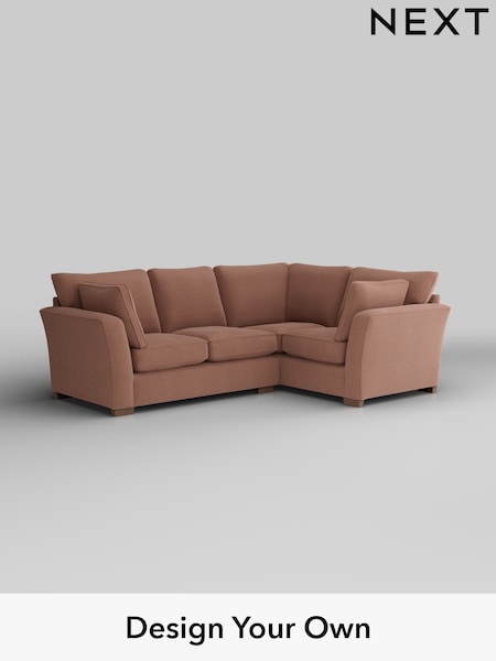 Relaxed Linen Look/Light Rust Brown Heath Highback (W44940) | £2,050