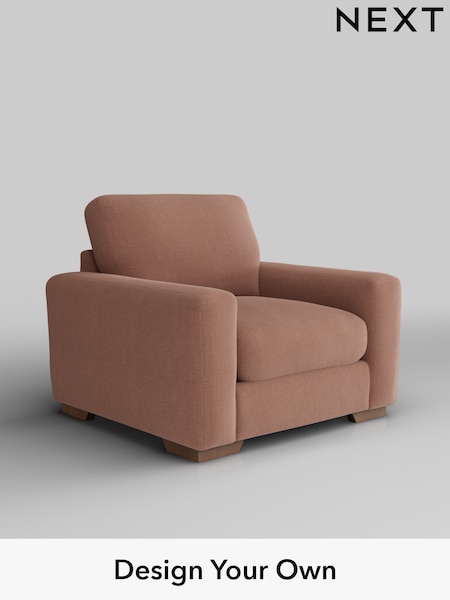 Relaxed Linen Look/Light Rust Brown Houghton Deep Relaxed Sit (W44941) | £925