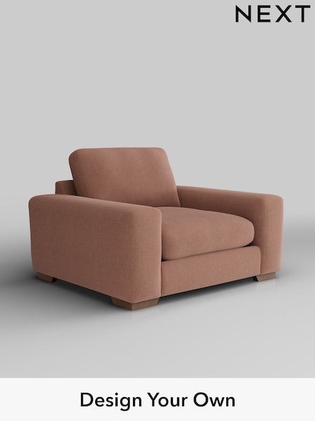 Relaxed Linen Look/Light Rust Brown Houghton Deep Relaxed Sit (W44941) | £1,025