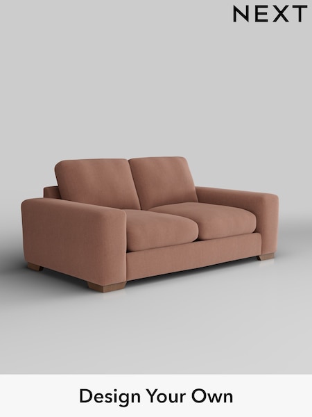 Relaxed Linen Look/Light Rust Brown Houghton Deep Relaxed Sit (W44941) | £1,325