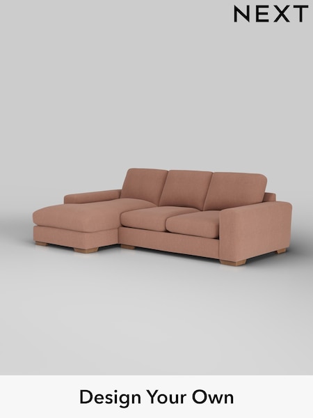 Relaxed Linen Look/Light Rust Brown Houghton Deep Relaxed Sit (W44941) | £2,125