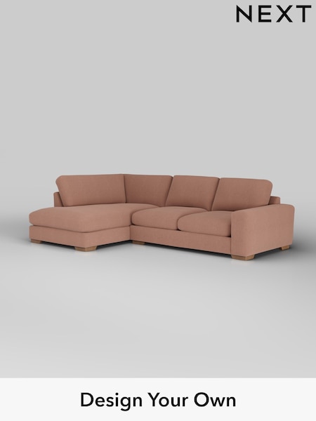 Relaxed Linen Look/Light Rust Brown Houghton Deep Relaxed Sit (W44941) | £2,250
