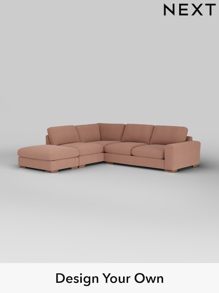 Relaxed Linen Look/Light Rust Brown Houghton Deep Relaxed Sit (W44941) | £2,675
