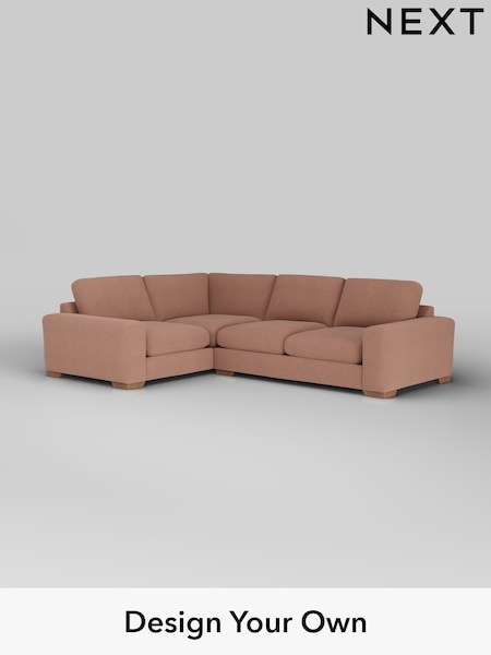 Relaxed Linen Look/Light Rust Brown Houghton Deep Relaxed Sit (W44941) | £2,625