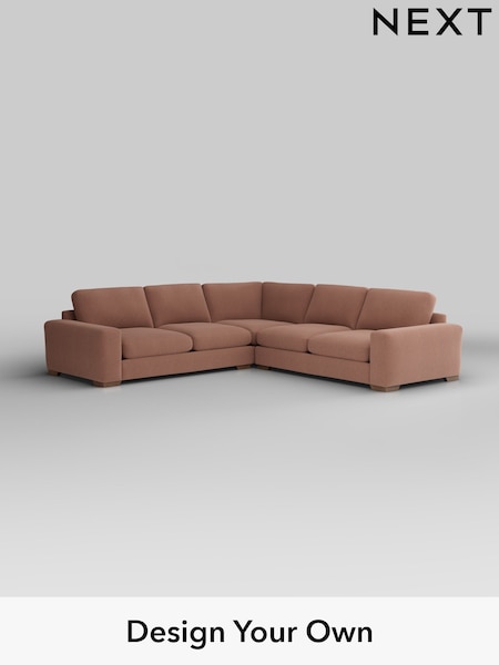 Relaxed Linen Look/Light Rust Brown Houghton Deep Relaxed Sit (W44941) | £2,925