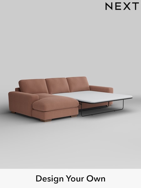 Relaxed Linen Look/Light Rust Brown Houghton Deep Relaxed Sit (W44941) | £2,825