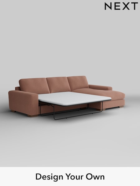 Relaxed Linen Look/Light Rust Brown Houghton Deep Relaxed Sit (W44941) | £2,825