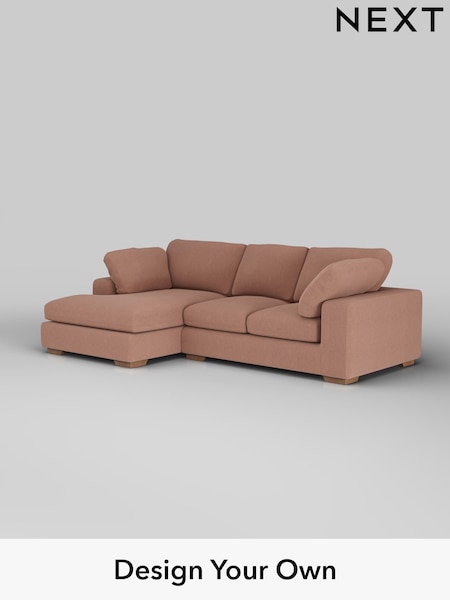 Relaxed Linen Look/Light Rust Brown N Premium The Snuggle Grand (W44942) | £2,575