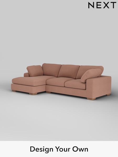 Relaxed Linen Look/Light Rust Brown N Premium The Snuggle Grand (W44942) | £2,675