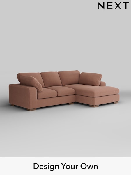 Relaxed Linen Look/Light Rust Brown N Premium The Snuggle Grand (W44942) | £2,650