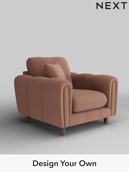 Relaxed Linen Look/Light Rust Brown Odella (W44944) | £875