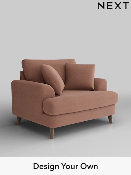 Relaxed Linen Look/Light Rust Brown Parker (W44945) | £975