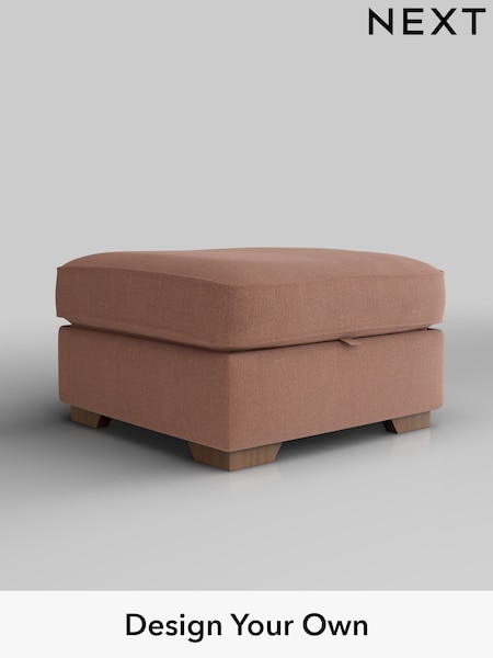 Relaxed Linen Look/Light Rust Brown Stamford Highback (W44948) | £499