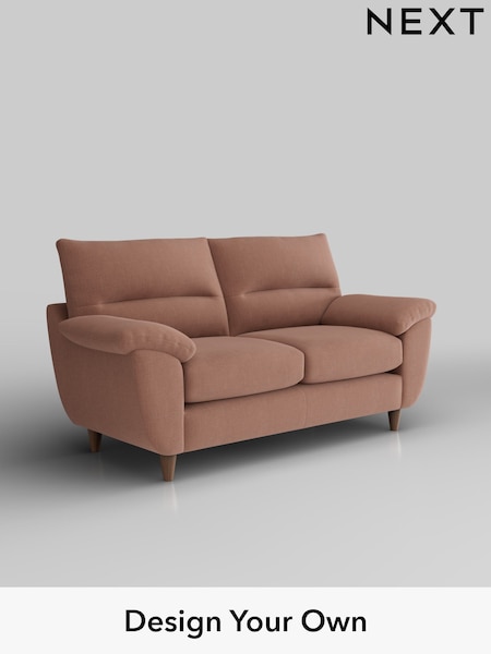 Relaxed Linen Look/Light Rust Brown Elliot Highback (W44949) | £1,075