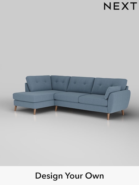Relaxed Linen Look/Mid Blue Wilson Buttoned Back (W44955) | £1,775