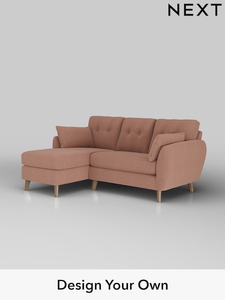 Relaxed Linen Look/Light Rust Brown Wilson Buttoned Back (W44958) | £1,575