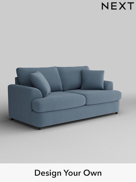 Relaxed Linen Look/Mid Blue Parker Platform (W44960) | £1,275