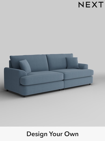 Relaxed Linen Look/Mid Blue Parker Platform (W44960) | £1,475
