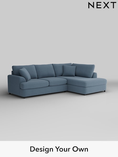 Relaxed Linen Look/Mid Blue Parker Platform (W44960) | £2,250