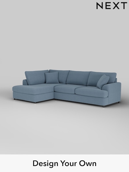 Relaxed Linen Look/Mid Blue Parker Platform (W44960) | £2,350