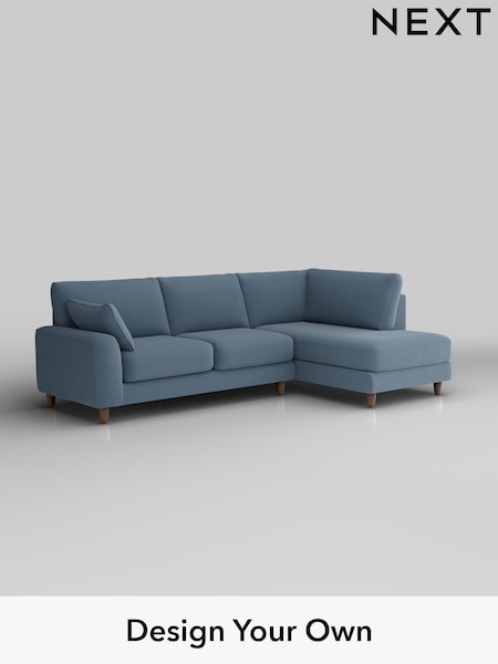 Relaxed Linen Look/Mid Blue Campbell (W44964) | £1,875