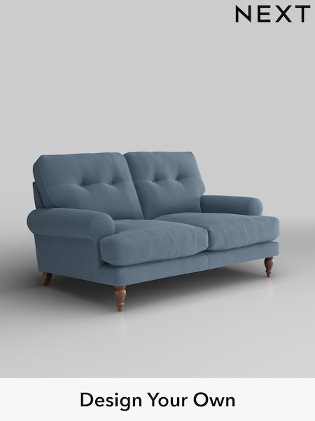 Relaxed Linen Look/Mid Blue Erin Buttoned Back Deep Sit (W44966) | £1,175