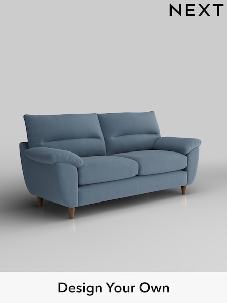 Relaxed Linen Look/Mid Blue Elliot Highback (W44972) | £1,175