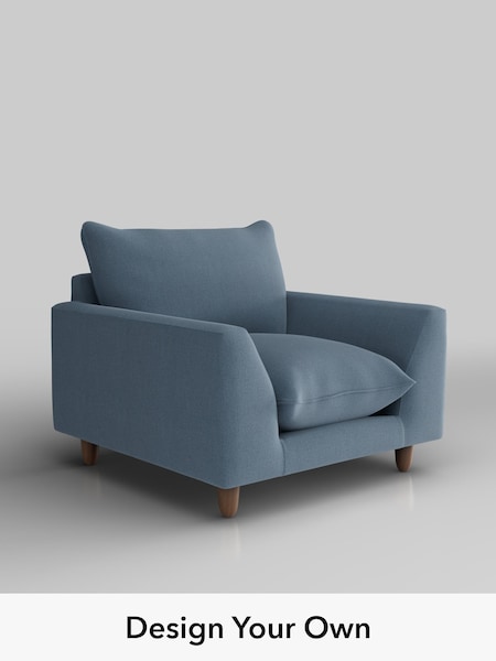 Relaxed Linen Look/Mid Blue Noa Deep Relaxed Sit (W44973) | £875