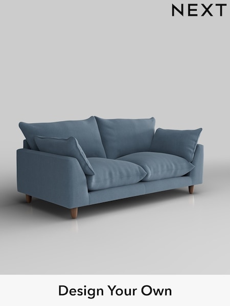Relaxed Linen Look/Mid Blue Noa Deep Relaxed Sit (W44973) | £1,175