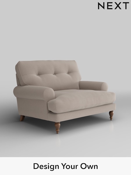 Relaxed Linen Look/Mid Natural Erin Buttoned Back Deep Sit (W44977) | £975