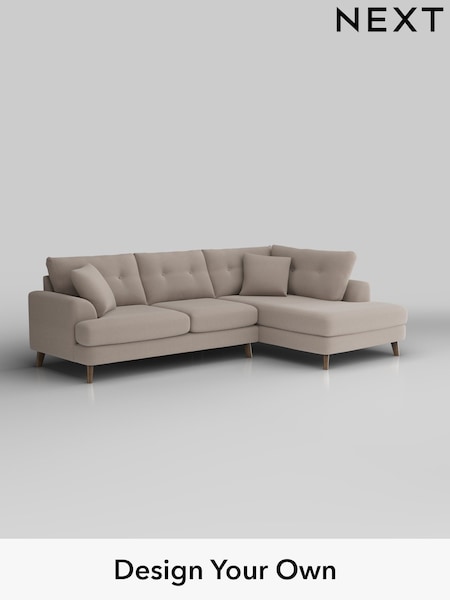 Relaxed Linen Look/Mid Natural Parker Buttoned Back (W44986) | £2,325