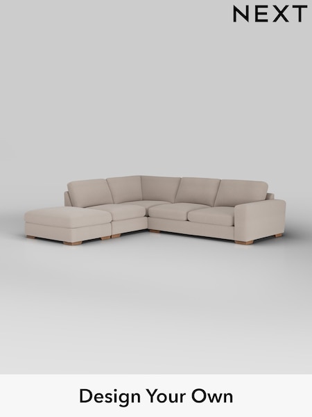 Relaxed Linen Look/Mid Natural Houghton Deep Sit (W44987) | £2,599