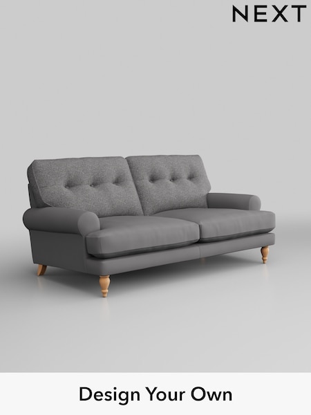 Studio Chenille/Mid Grey Erin Buttoned Back Deep Sit (W44990) | £1,150