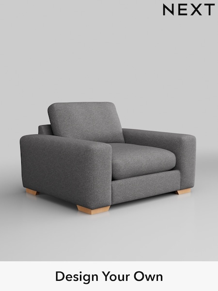 Studio Chenille/Mid Grey Houghton Deep Relaxed Sit (W44996) | £899