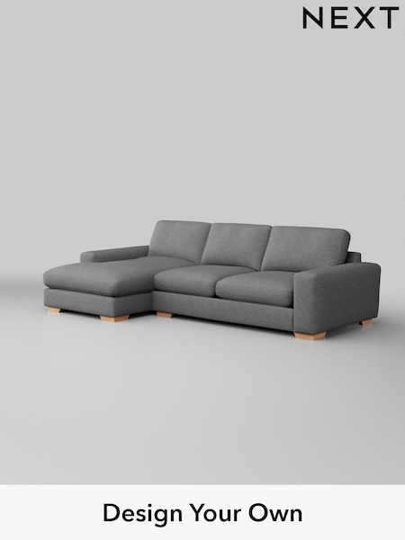 Studio Chenille/Mid Grey Houghton Deep Relaxed Sit (W44996) | £2,150