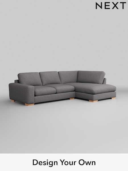 Studio Chenille/Mid Grey Houghton Deep Relaxed Sit (W44996) | £2,125