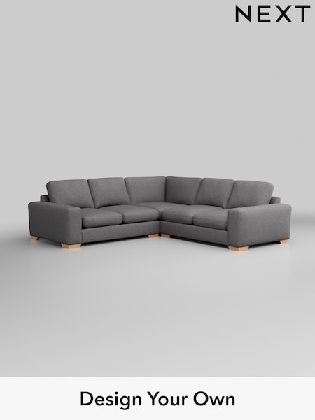 Studio Chenille/Mid Grey Houghton Deep Relaxed Sit (W44996) | £2,650