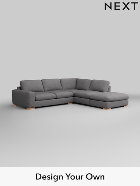 Studio Chenille/Mid Grey Houghton Deep Relaxed Sit (W44996) | £2,425