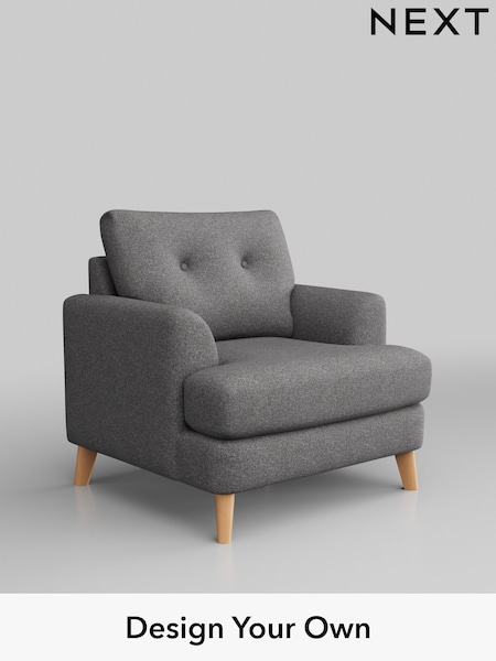 Studio Chenille/Mid Grey Parker Buttoned Back (W45003) | £799