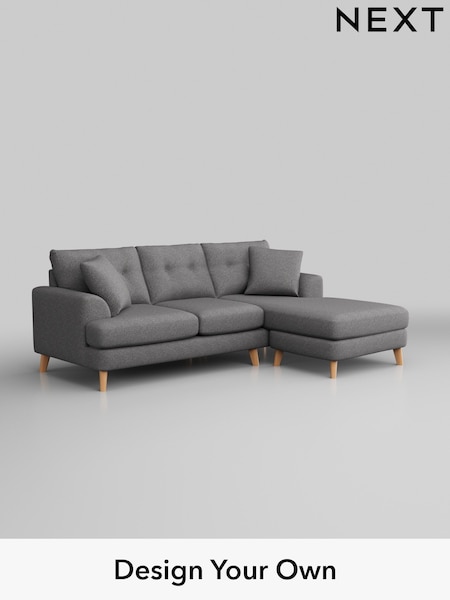 Studio Chenille/Mid Grey Parker Buttoned Back (W45003) | £1,699