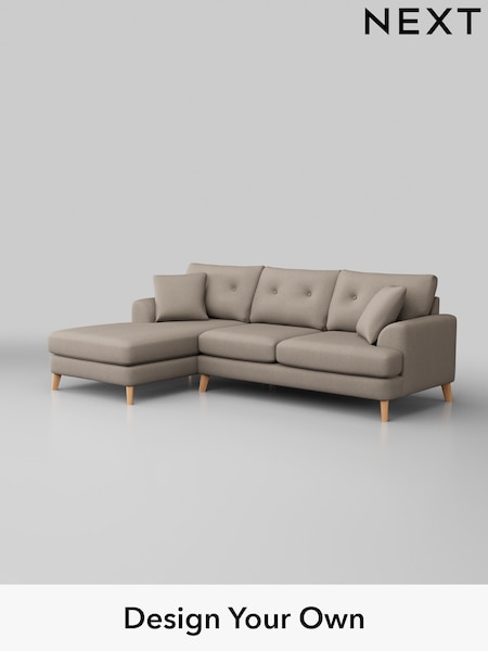 Studio Chenille/Mid Natural Parker Buttoned Back (W45008) | £2,075