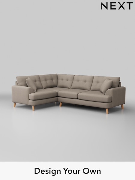 Studio Chenille/Mid Natural Parker Buttoned Back (W45008) | £2,199