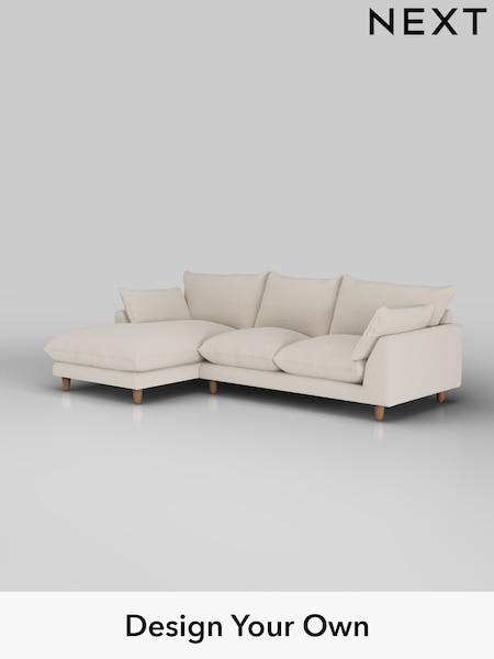 Studio Chenille/Oyster Noa Deep Relaxed Sit (W45010) | £1,750