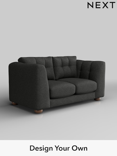 Tweedy Blend Easy Clean/Charcoal Grey Jasmine (W45018) | £1,175