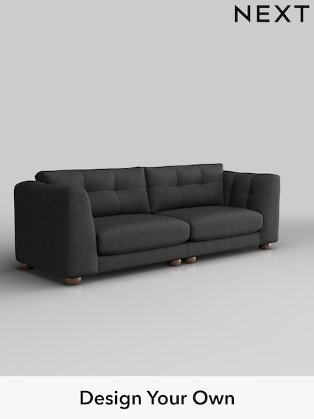 Tweedy Blend Easy Clean/Charcoal Grey Jasmine (W45018) | £1,475