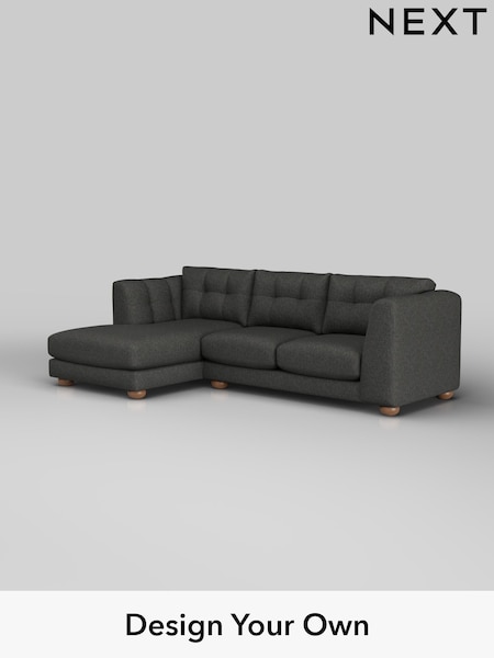 Tweedy Blend Easy Clean/Charcoal Grey Jasmine (W45018) | £1,975