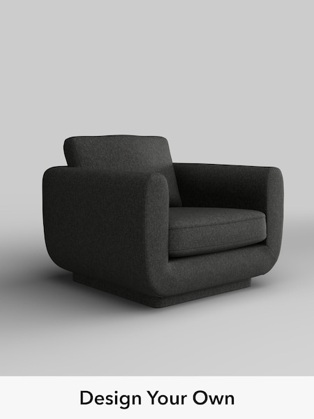 Tweedy Blend Easy Clean/Charcoal Grey N Premium Pia (W45023) | £925